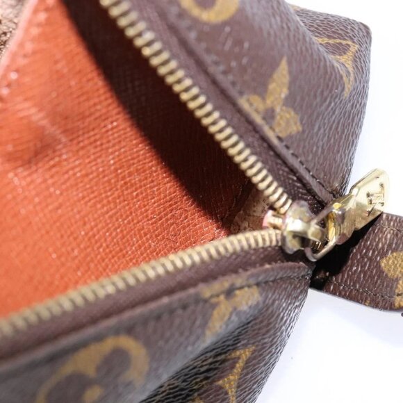 LOUIS VUITTON Monogram Trousse Demi Ronde Cosmetic Pouch M47520 LV Auth BA4901 - Picture 11 of 15